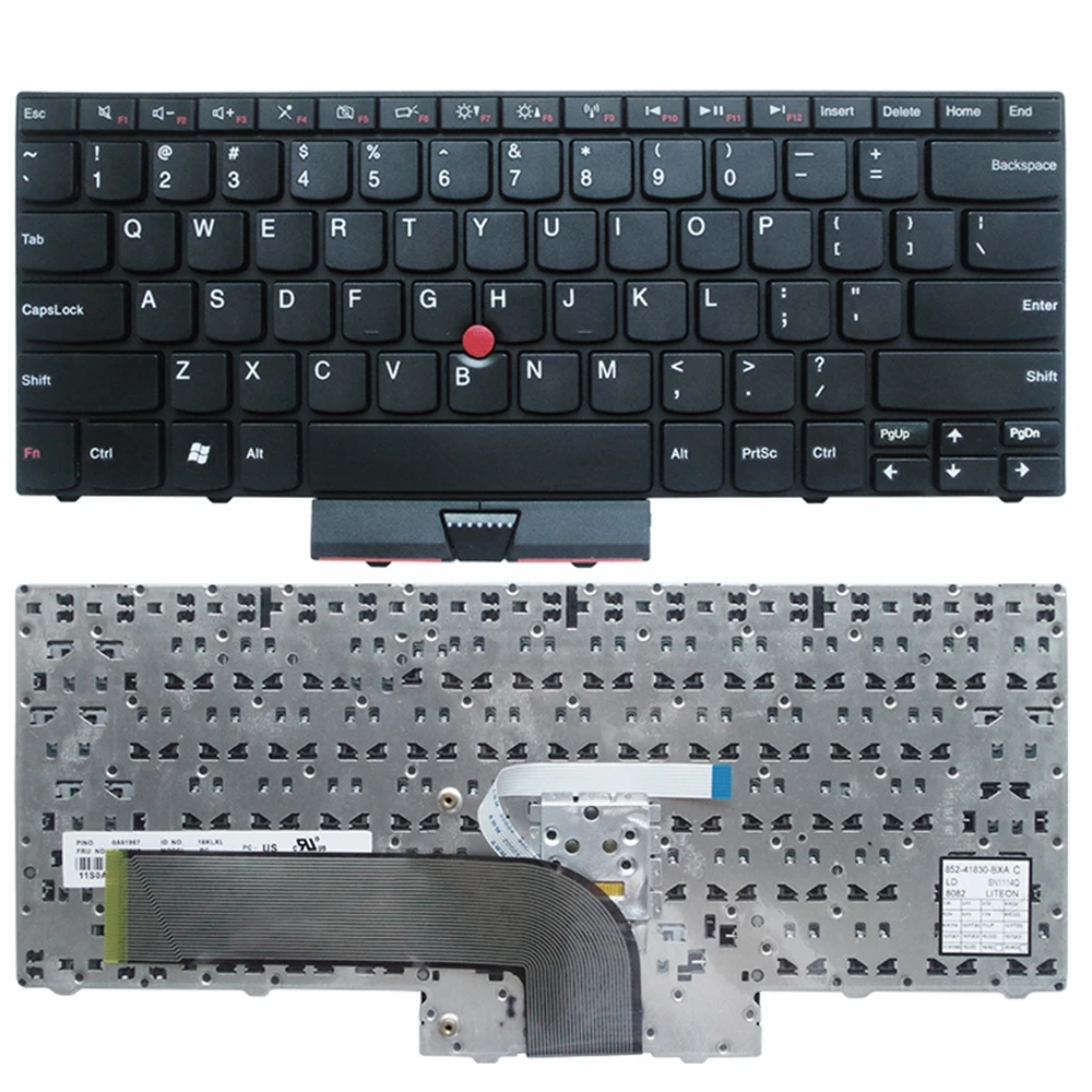Фото Новая клавиатура для Lenovo ThinkPad Edge E40 E50 Edge14 Edge15 E14 E15 (США/Великобритания), без подсветки, артикулы 60Y9669, 60Y9597, 60Y9633 №1