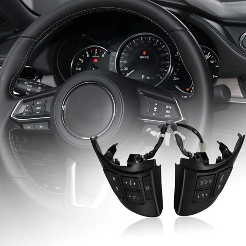 

Автомобильный переключатель рулевого колеса, переключатель круиз-контроля, звуковая кнопка для Mazda 3 Atenza Axela CX5 CX-5