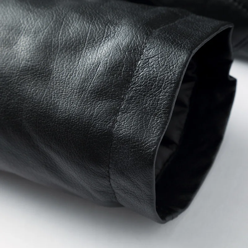 Мужское зимнее пальто из натуральной овечьей кожи роскошная свободная