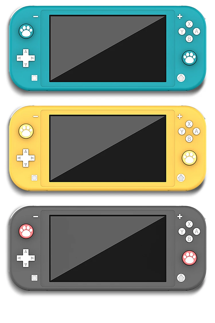 nintendo Switch Lite Mini чехол Защитная мягкая силиконовая рукоять из зернистой кожи крышка ручки ТПУ защитный силиконовый чехол для телефона, Для nintendo переключатель Lite игровой консоли JoyCon PC джойстик игровой джостик Кепки