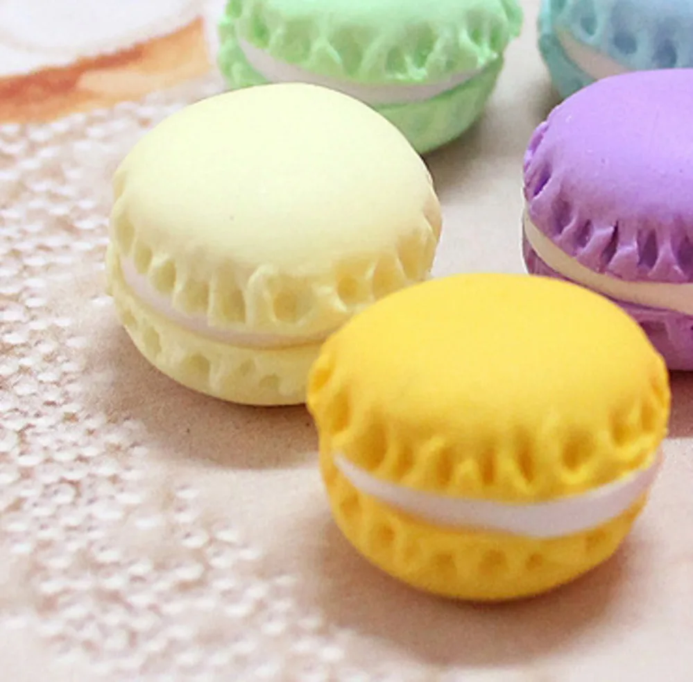 20Pcs Kawaii Cute Macaron Design craft Polymer Clay Decoration Supplies Toys Cabochon Embellishment Scrapbooking Accessories | Дом и сад