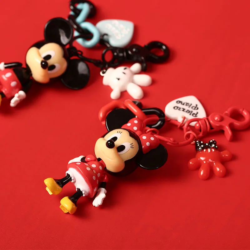 Disney Микки Маус Минни Сумка в виде пакета молока кулон милый мультфильм автомобиль брелок школьный сумка с подвесками девочка мальчик сувенирный подарок игрушка