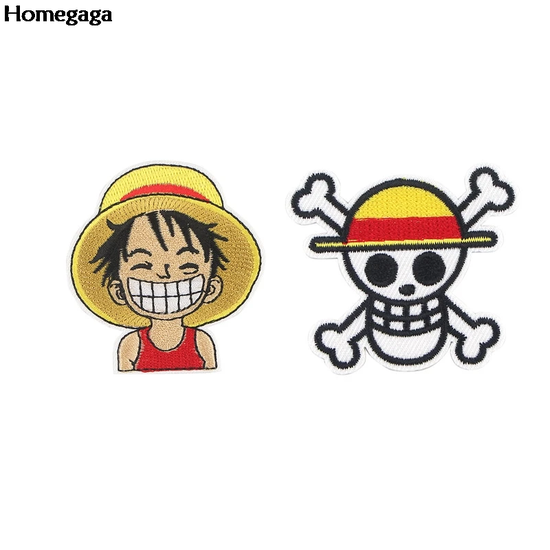 

Homegaga Pirate Patch Cool Armband Pocket T-shirt Hat Badges Iron On Embroidered Patches Thermotolerant Appliques D2573