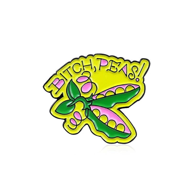 style 5 Cute Cat Fruit Pizza Bean Bear Toast Bread Brooch Avocado Egg Expression Life Pin Shirt Denim Enamel Badge Child and Family Gift - Окраска металла: style 5
