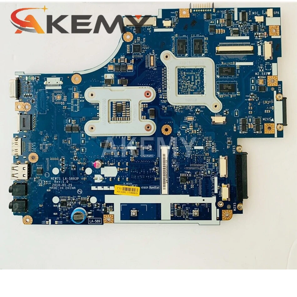 Материнская плата Akemy MBR5C02001 MBWUV02001 для ноутбука Acer ASPIRE 5741 5741G 5742 новый 70LA-5893P GT420M HM55