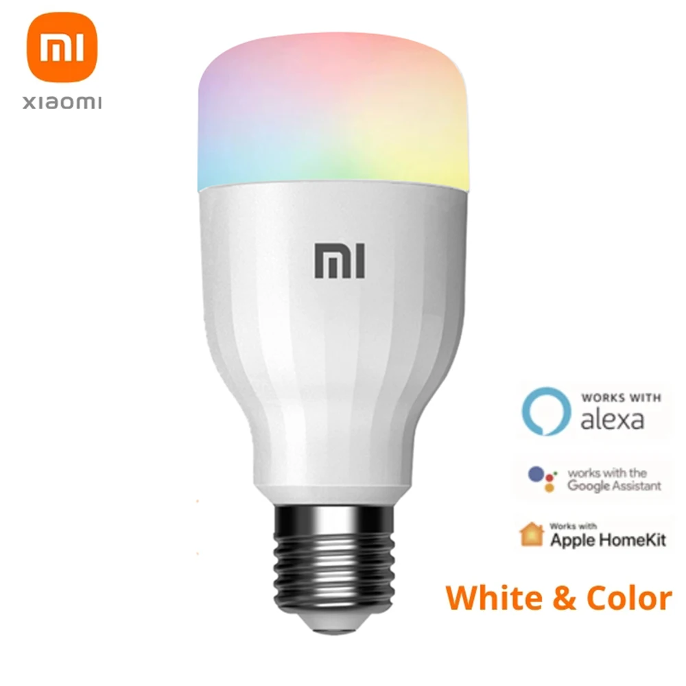 Глобальная версия Xiaomi Mi светодиодная умная лампа Эфирное белое и цветное
