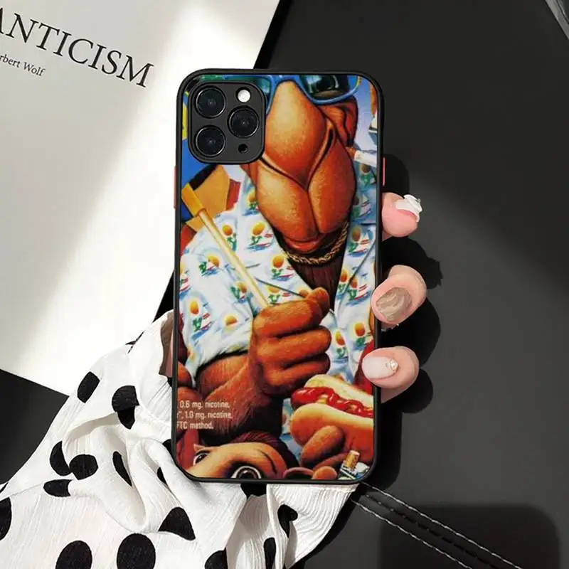 

Camel cigarette case Phone Cases Matte Transparent for iPhone 7 8 11 12 s mini pro X XS XR MAX Plus cover funda