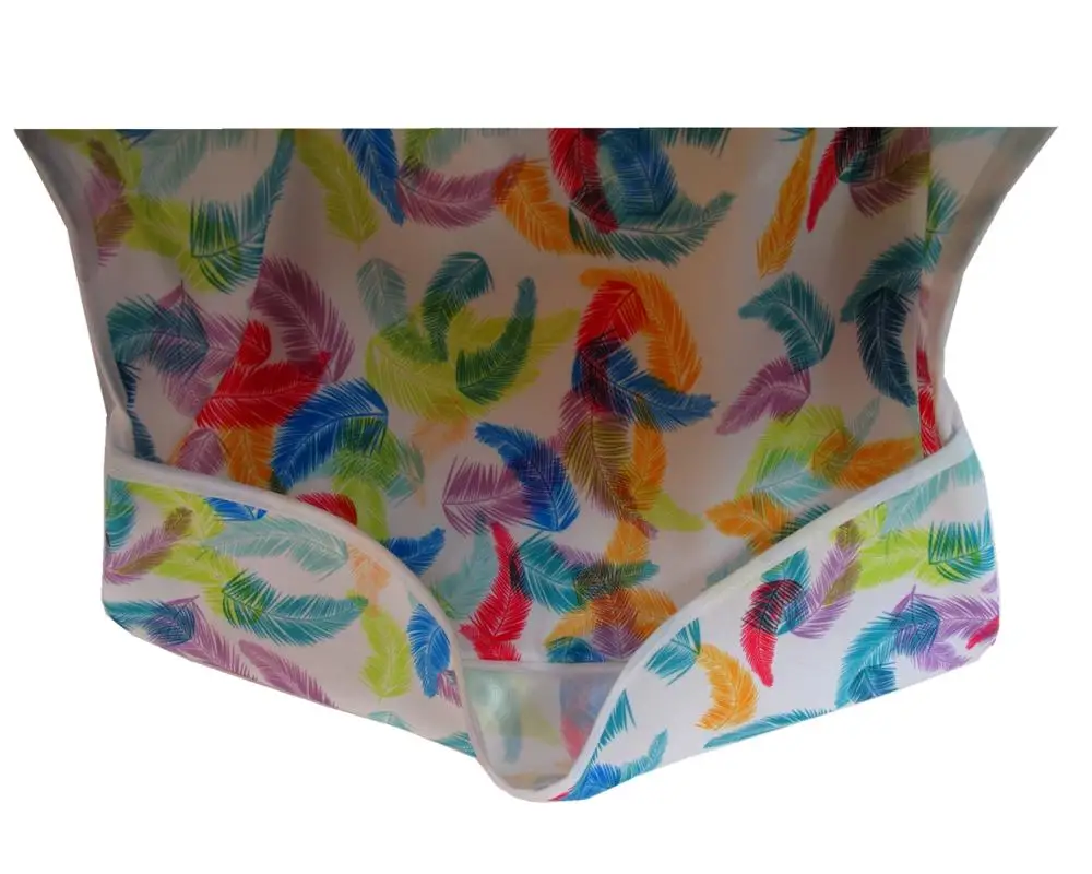 Пелёнка/фартук/полотенце для детей JUTESK с длинными рукавами и карманом для детей от 1 до 3 лет водонепроницаемая и стиральная (1 штука) на.