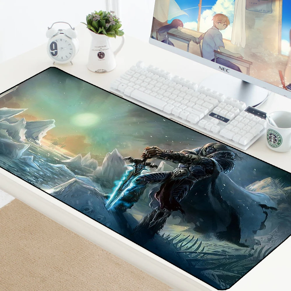 Игровой коврик для мыши 70X30 см для World of Warcraft, коврик для мыши, большой размер XL, коврик для мыши с клавиатурой, для игрового ноутбука, резиновый коврик для компьютера, ПК, скоростной коврик