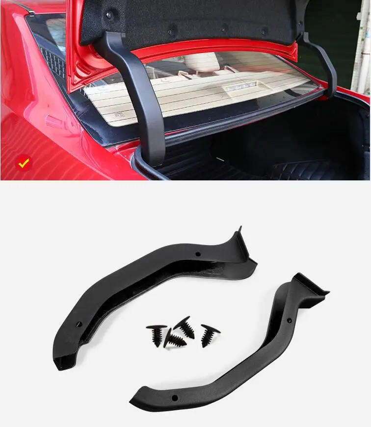 

car styling car tail door post protection trims for toyota corolla 2013 2014 2015 2016 2017 2018 2019 E170