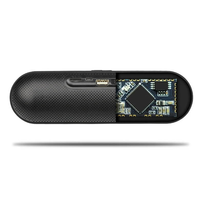 S812 Capsule Subwoofer Wireless Bluetooth Speaker Portable Pluggable Mini o | Электроника