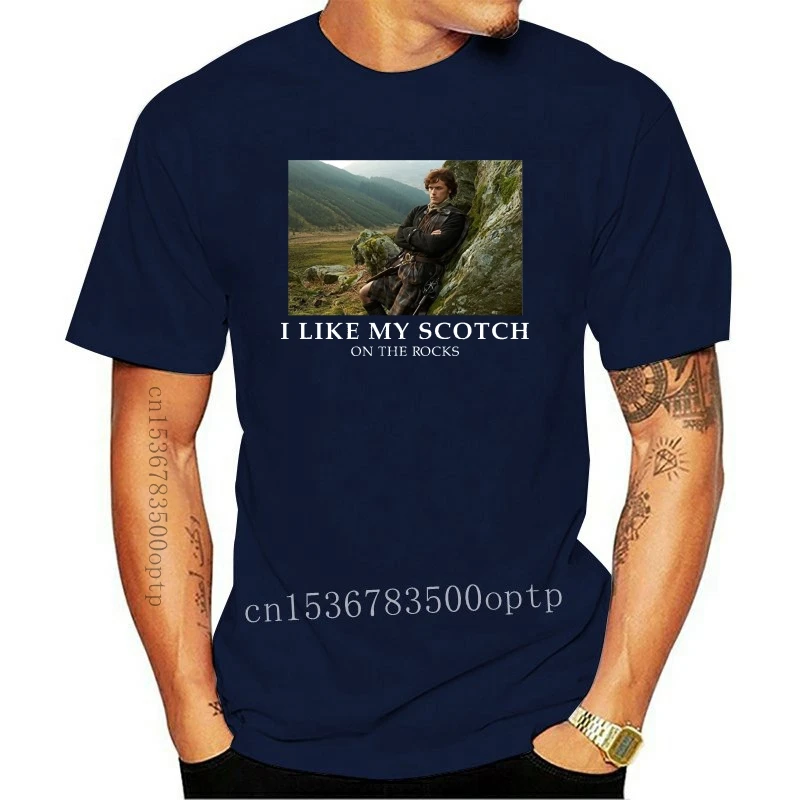 

New Outlander On the Rocks Vintage Quote Popular Tv Show Plus Size Tee