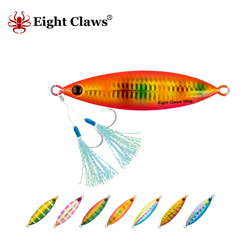 Восемь Когти вялая блесна металлическая рыболовная приманка 100 г свинца