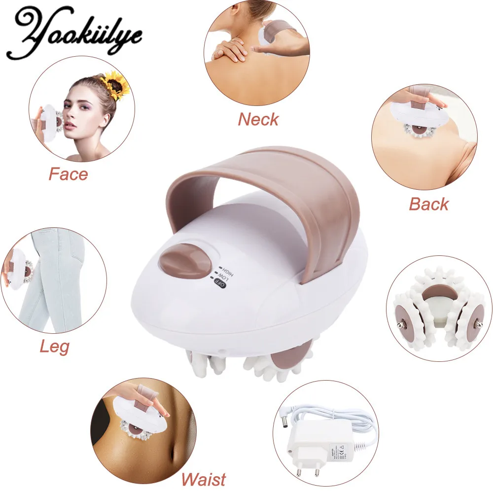 

3D Electric Body Slimming Massager Roller For Weight Loss Fat Burning Anti-Cellulite Relieve Tension Body Slim Spa Relax Tool