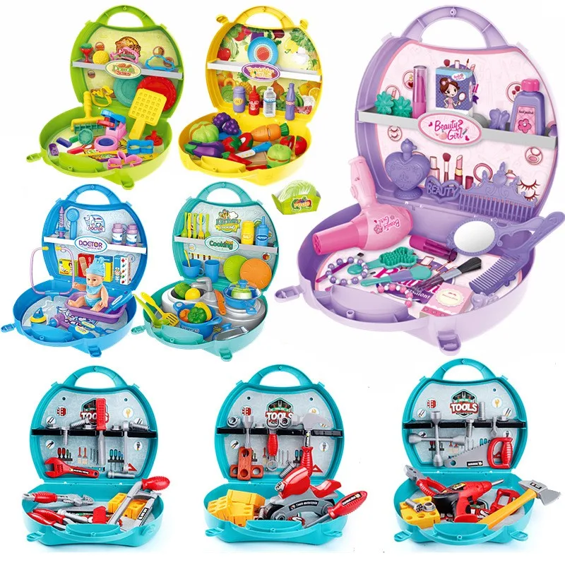 

Princess Doll Baby Beauty Toys for girls Makeup Box Set Pretend Play Fashion Toys for Children Kids Birthday Gift