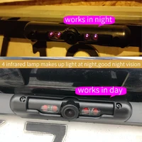 Рамка для автомобильных номеров с подсветкой и камерой заднего вида#3