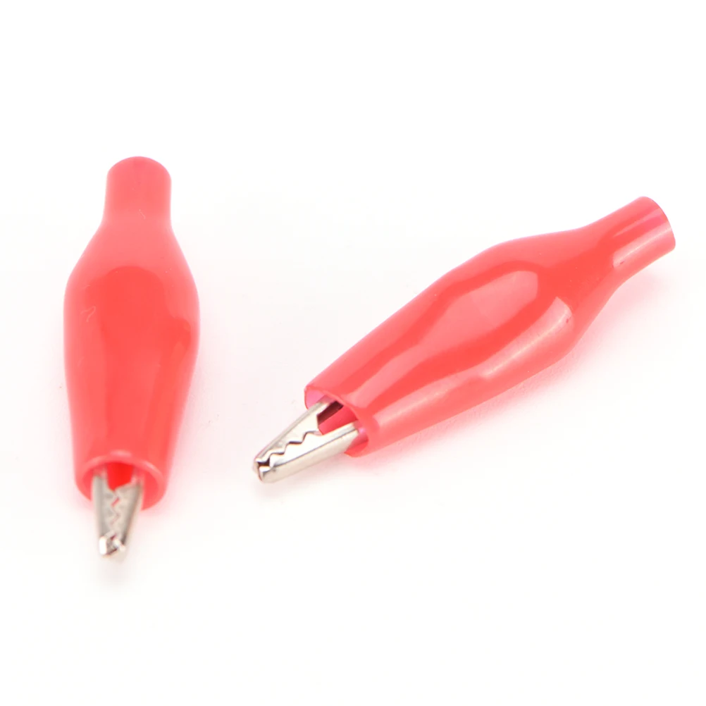 10 шт./лот 28 мм металлический зажим крокодил Электрический для тестирования зонда