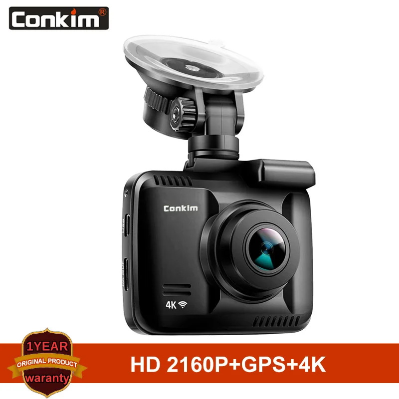 Автомобильный видеорегистратор Conkim GS63H 4K Ultra HD 2160P GPS Wi Fi 32 ГБ TF