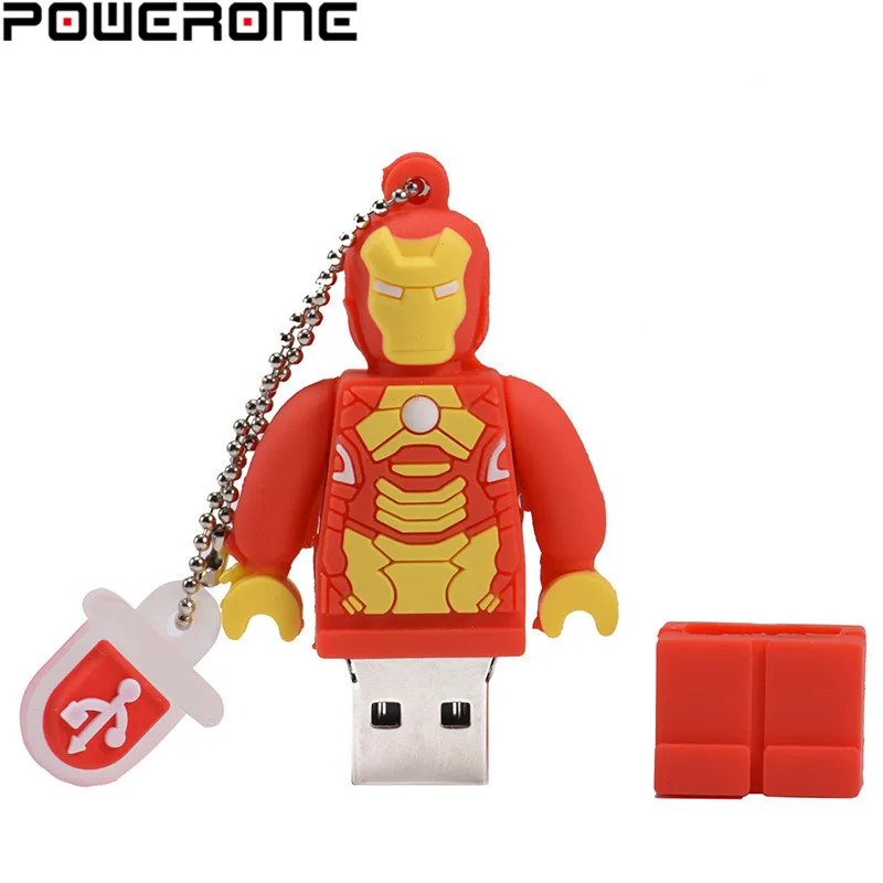 POWERONE продвижение лего супергерой usb флэш-накопитель 2 0 64 Гб карта памяти Флеш