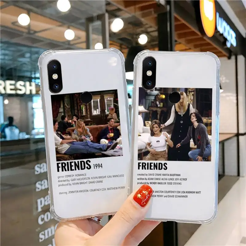 

friends TV Phone Case Transparent For Xiaomi CC 9 11 MAX3 Mix3 MIX2 6X 8 5x 10S 11 10 X SE lite Pro