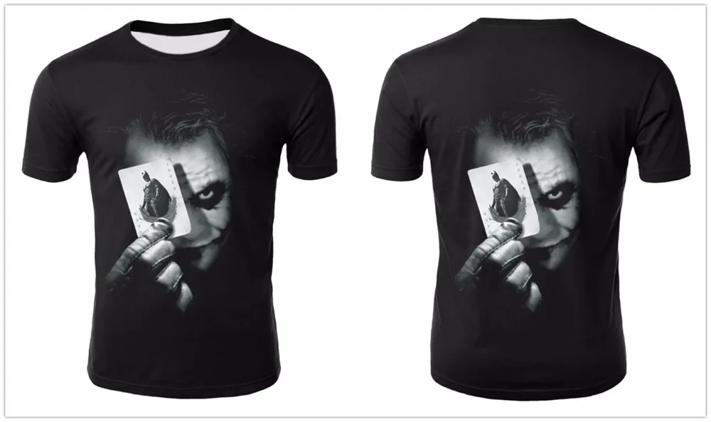 Newest 3D Clown T Shirt Skull Skeleton Summer T-shirts Men Women Hip Hop Punk Gothic Shirts Vintage Rock Anime Casual Tees