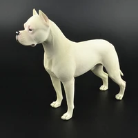 16 pets farm animals guard dog figurine cute 22cm big dogo argentino figures model kids toy collectible gift
