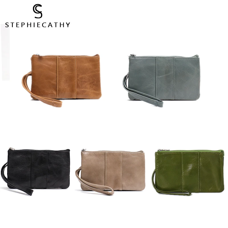 Повседневный женский кошелек SC из натуральной кожи маленькие кошельки для