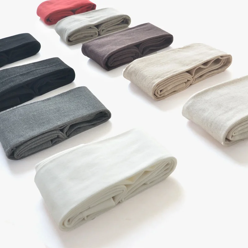 COOTELILI-Leggings gruesos y c&aacute;lidos para ni&ntilde;a, pantalones de algod&oacute;n con cintura el&aacute;stica, 90-135cm, Oto&ntilde;o e Invierno-4