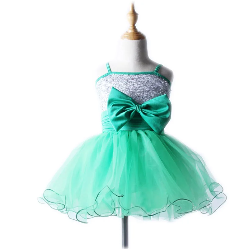 Новые Детские Балетные платья для девочек зеленого цвета хлопковая одежда