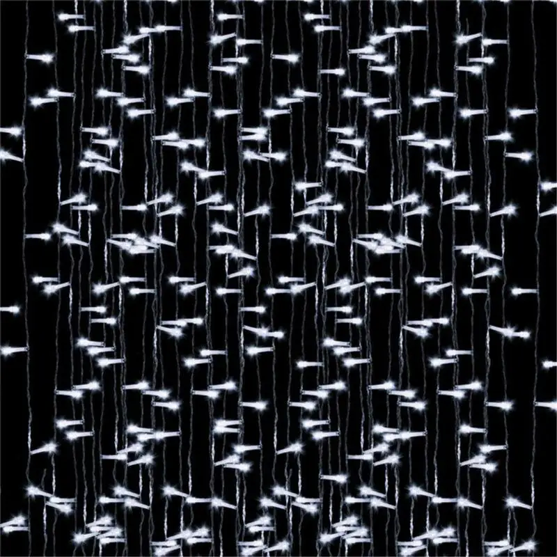 300LED занавес звезда световая гирлянда медная проволока Рождество Свадьба домашний сад Декор
