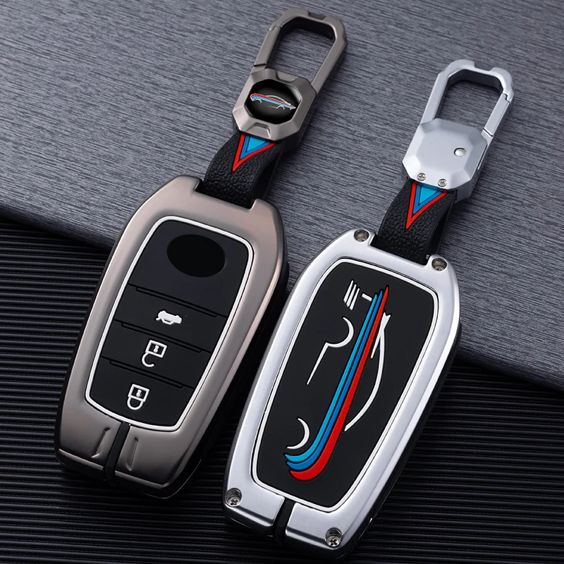 Чехол из цинкового сплава для автомобильного ключа чехол Toyota Hilux Fortuner Land Cruiser Camry
