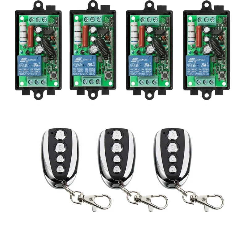 220 В переменного тока 1 канал RF беспроводной пульт дистанционного управления