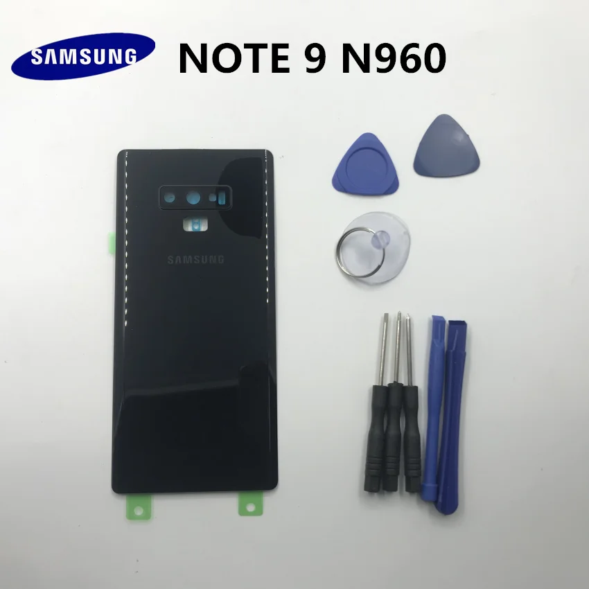 Задняя крышка аккумулятора Samsung Galaxy Note 9 N960 N960F сменный корпус для стеклянной