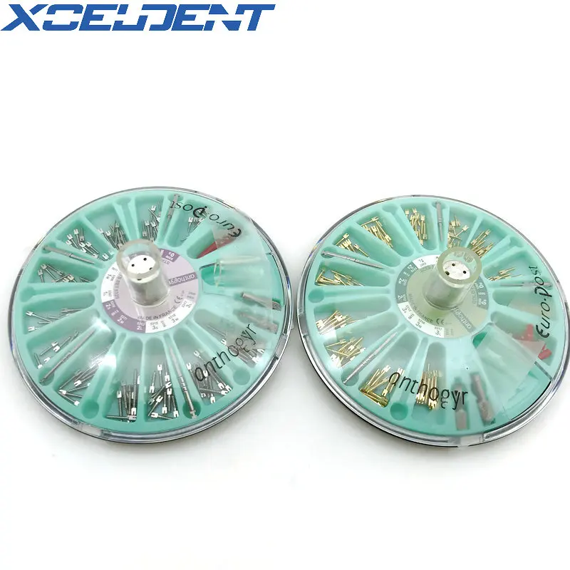 120 шт./компл. стоматологический столба евро Позолоченные Винт Сообщение