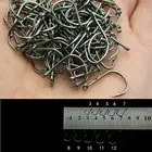 200pcs Wholesalers Bait Fish Big Barb carp With Fishing hooks accessories Tackle Box pesca anzois JIG Angler Dream Fishhooks