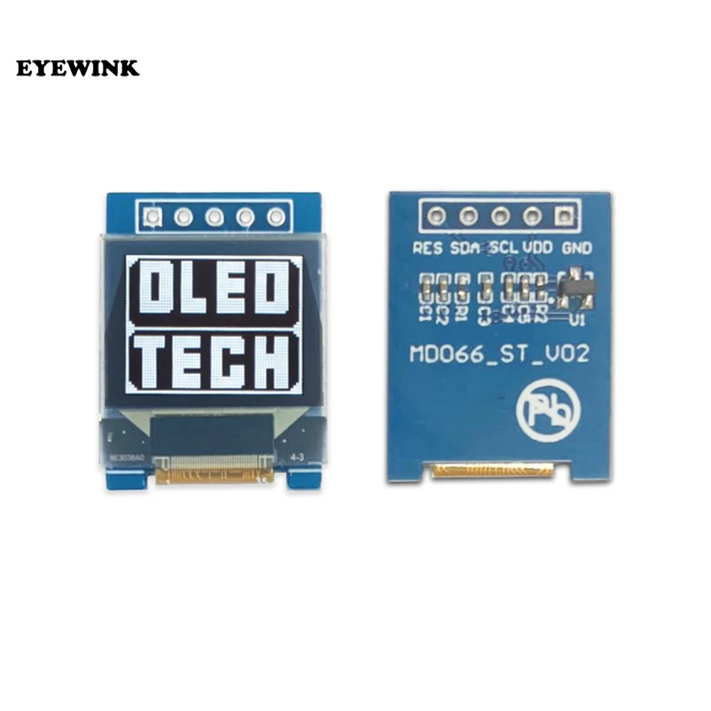 0 66 дюймов OLED модуль 6448 белый Экран 64*48 64x48 SPI интерфейс межсоединений интегральных
