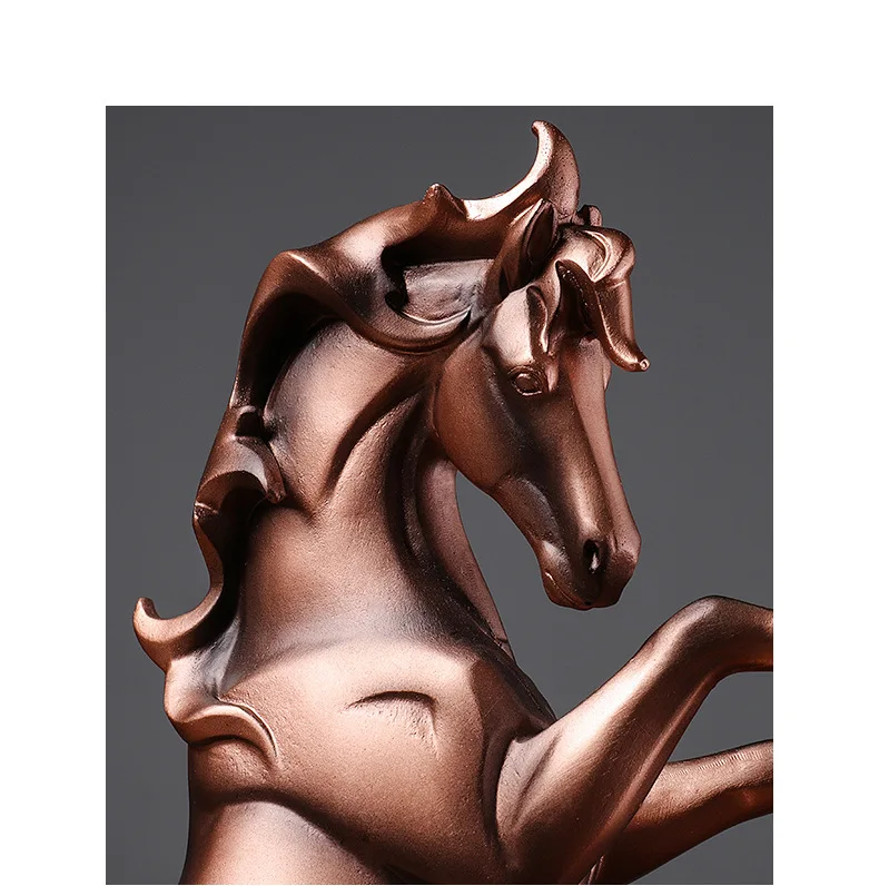 

Creative Resin Decoration Crafts Horse Sculpture Ornaments Vintage Wine Cabinet Home Office Home Decor Decoration Ornaments