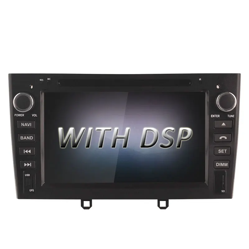 Black (with dsp) LJDA Android 9,0 автомобильный мультимедийный плеер для PEUGEOT 308 408 308 Вт gps навигация 2 Din автомагнитола 4G+ 64G стерео wifi DVD CD Видео - Цвет: Black (with dsp)