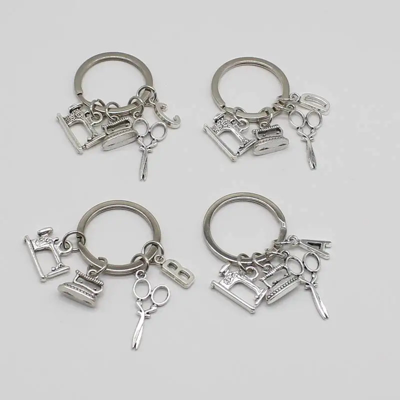 Новая мода ювелирные изделия швейная машина брелок гладильная Шарм старинная