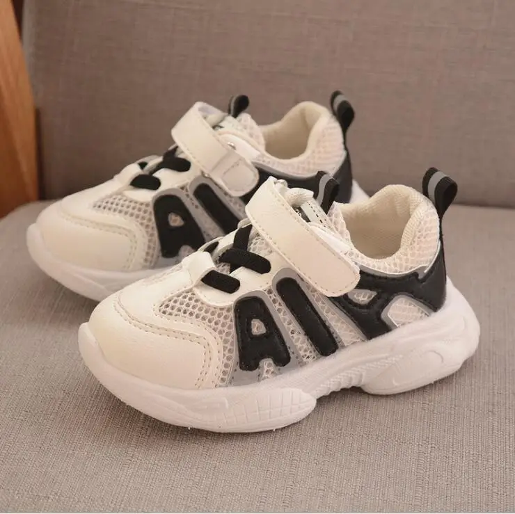 Брендовые Детские повседневные сетчатые кроссовки для мальчиков и девочек