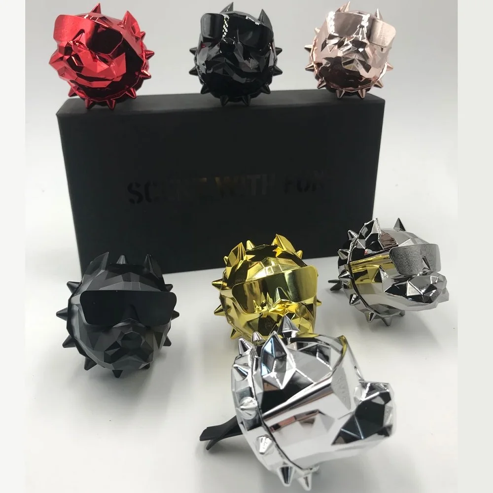 Магнитный освежитель воздуха для автомобиля с изображением бульдога |