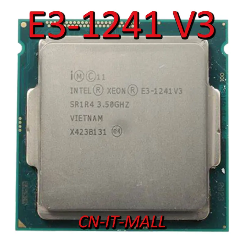 

Intel Xeon E3-1241 V3 CPU 3.5GHz 8M 4 Core 8 Threads LGA1150 Processor