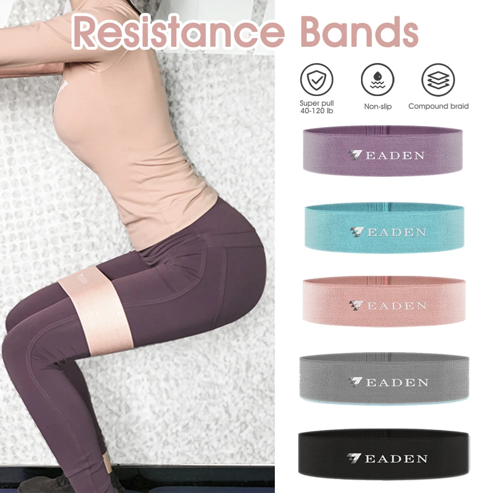 

Workout Fitness Hip Loop Resistance Bands Anti-slip Squats Expander Strength Rubber Bands Yoga Gym Training Braided Elastic Band