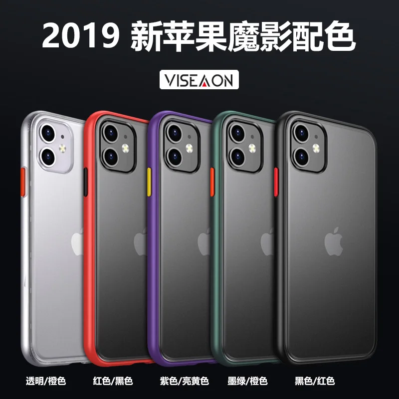 Прозрачный чехол для телефона IPHONE 11 без отпечатков пальцев флип-кейс удобный prime