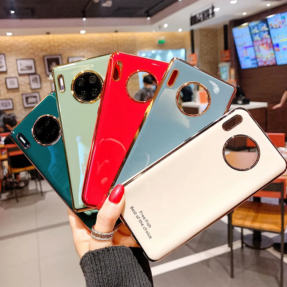 Роскошный чехол для телефона Huawei P40 P30 P20 Pro Lite Mate 30 20 Honor Nova 3 3i 4 5 5i мягкий