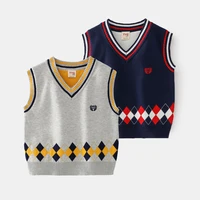 jenya 2021 springautumn new arrival casual boys knitted cotton vest children pullover sweater infant baby clothes boy waistcoa