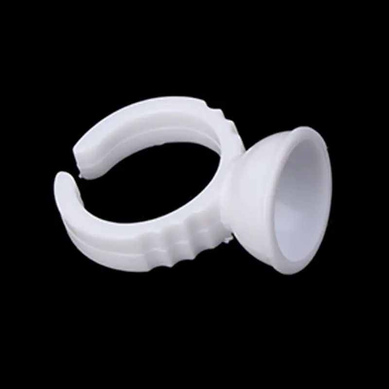 

100Pcs Disposable Permanent Makeup Ring No Divider Tattoo Ink Pigment Holder Cup RXJC