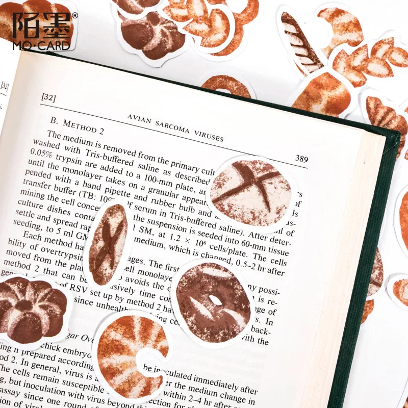 

45 pcs/box Bakery house Decorative Stationery Planner mini Stickers Scrapbooking DIY Diary Album bread Stick Lable