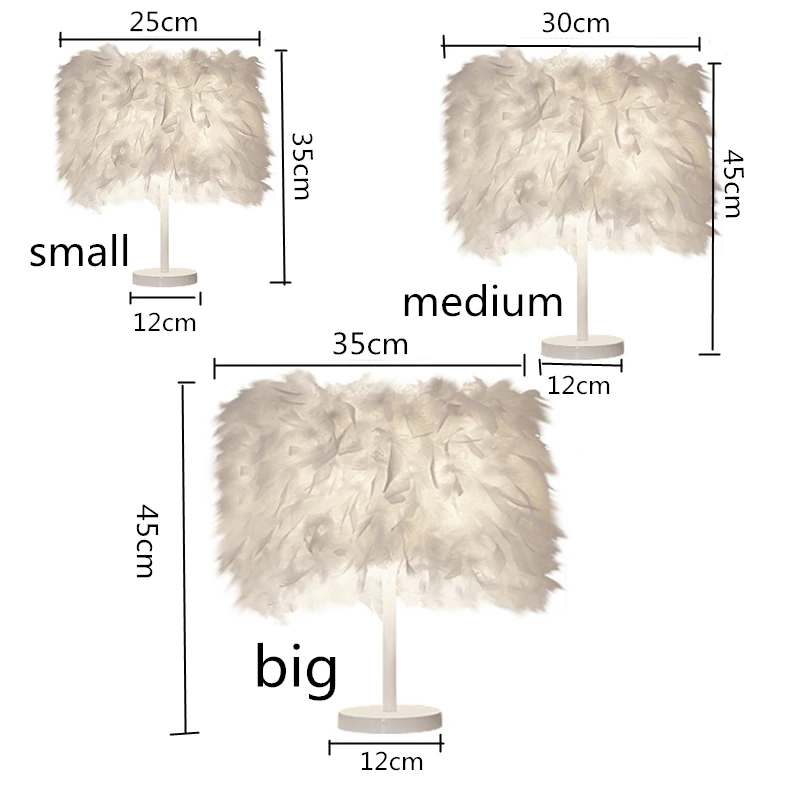 

Feather Crystal Table Lamp Light lamp Desk LED Bedside Reading Room For Living Room Lamps Table Modern Bedlamp Lustre Nordic