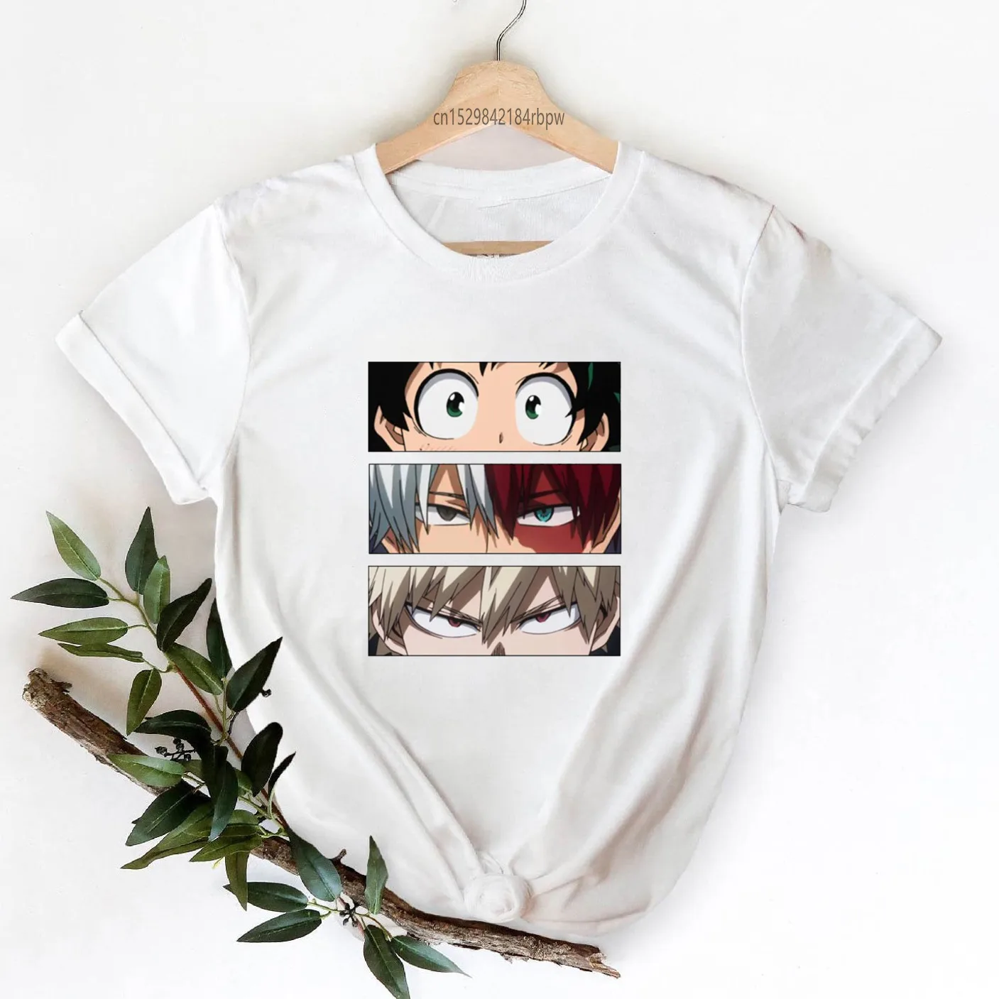 Футболка моя геройская академия Женская Повседневная футболка в стиле Харадзюку